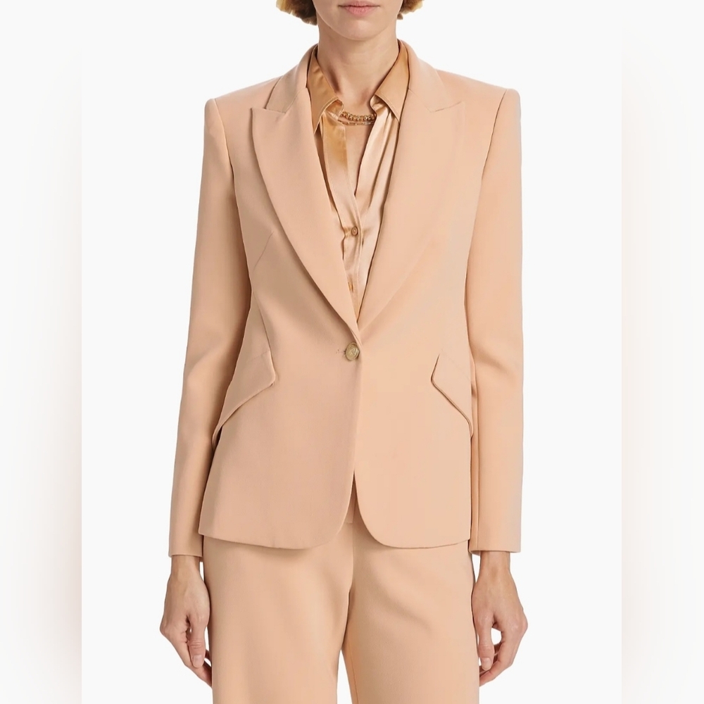 L'AGENCE Chamberlain blazer in‎ Blush Almond Orange